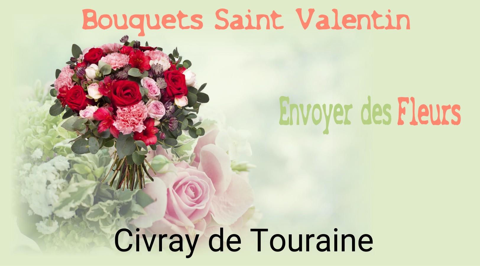 Roses de Saint-Valentin livrées à Civray-de-Touraine